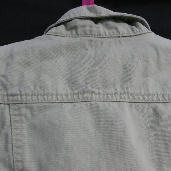 NANETTE LEPORE - Girls | size 4 | Light Green Cropped Denim Jacket - Picture 11 of 16